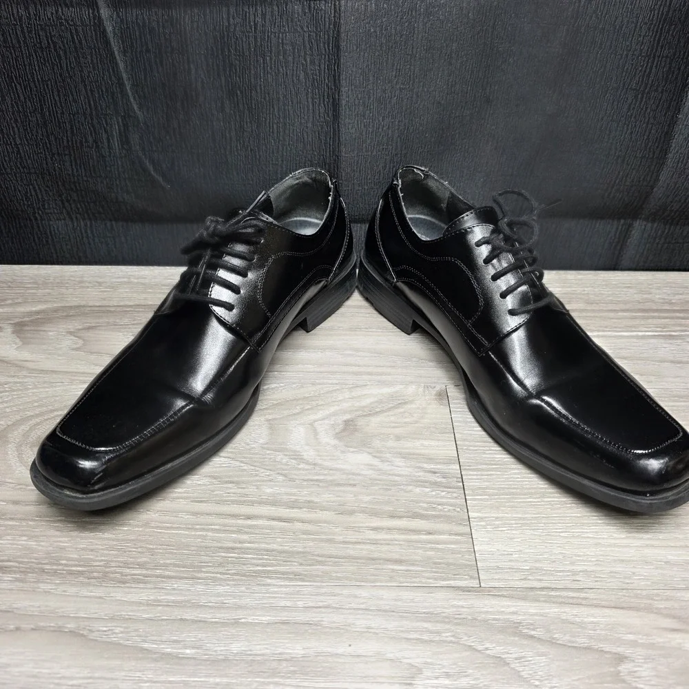 Stacy Adams CALHOUN Men's‎ Black 20117-001 Lace Up Casual Dress Shoes Size 9.5M